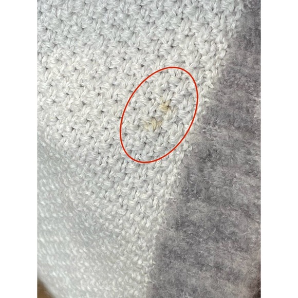 Amina Rubinacci Sz 40 Light Gray Cashmere Blend Knit Pockets Cardigan Sweater - Picture 6 of 12